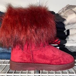 Faux Fur Boots